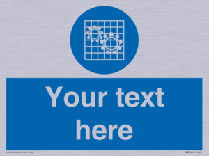 Custom Machine Guards Required Sign